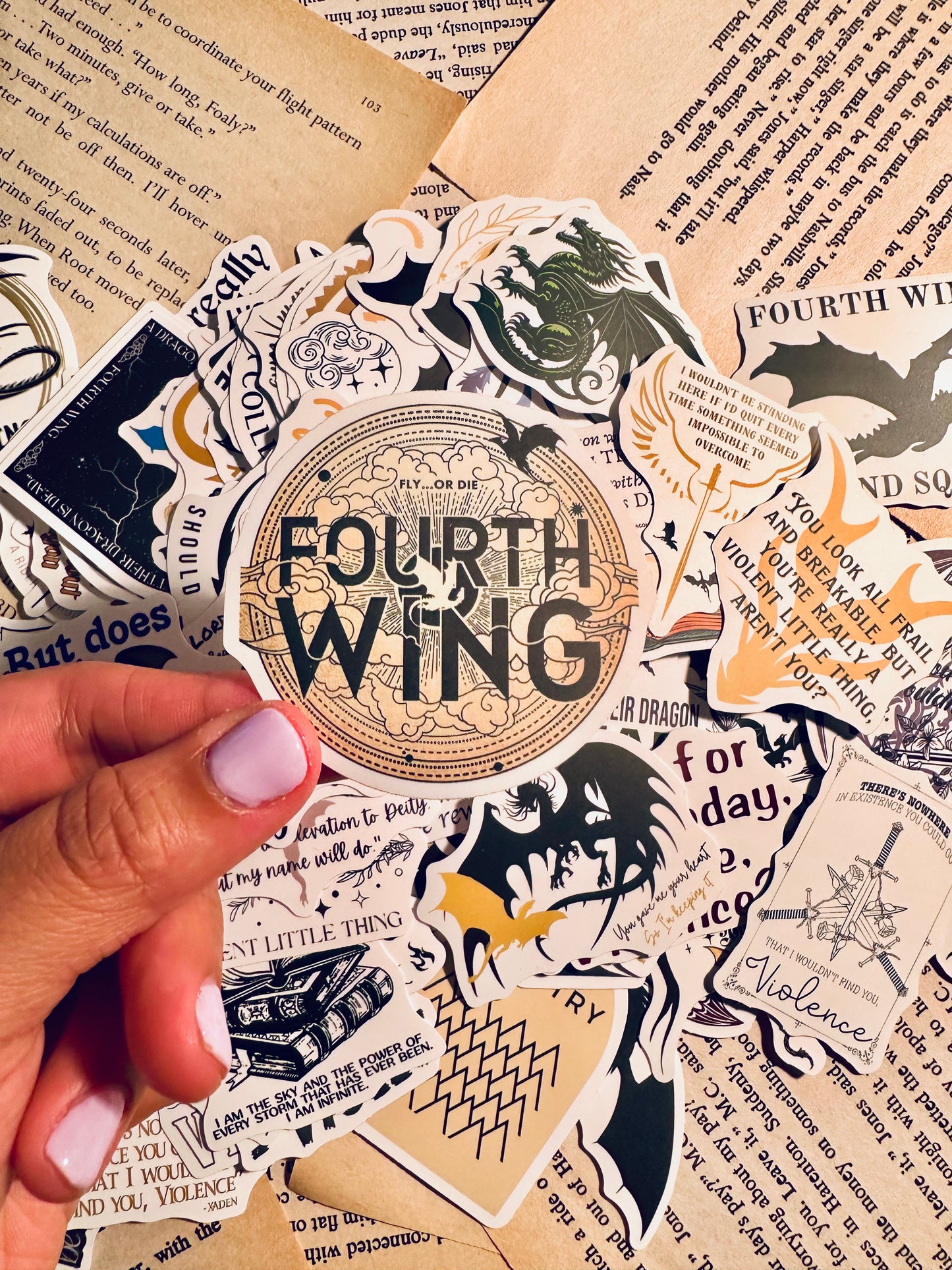 Dragon Inspired Waterproof Stickers