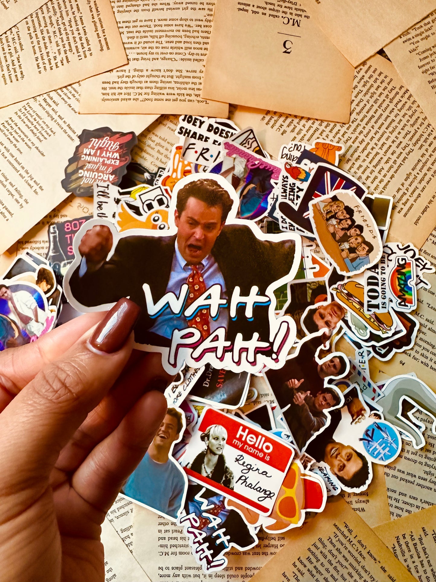 Friends-Giving Waterproof Stickers