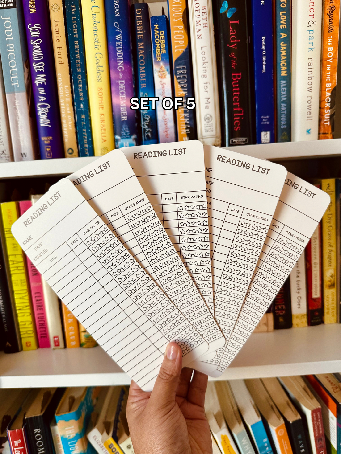 Reading Tracker Bookmark