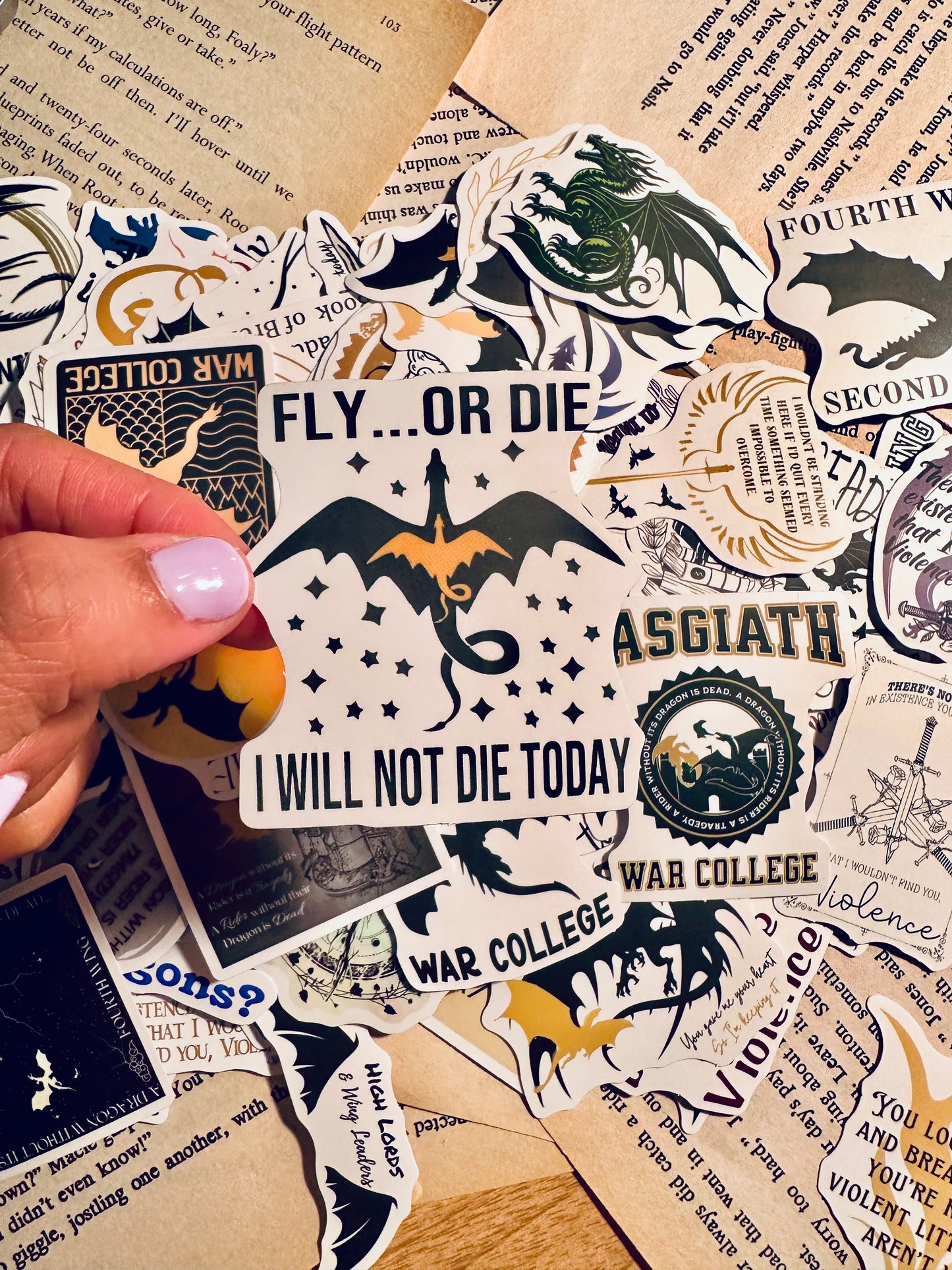 Dragon Inspired Waterproof Stickers