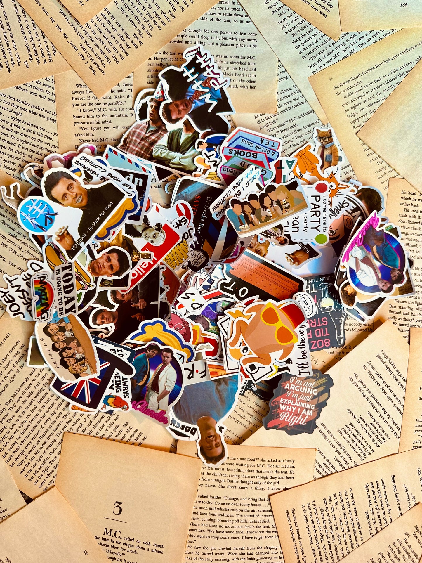 Friends-Giving Waterproof Stickers