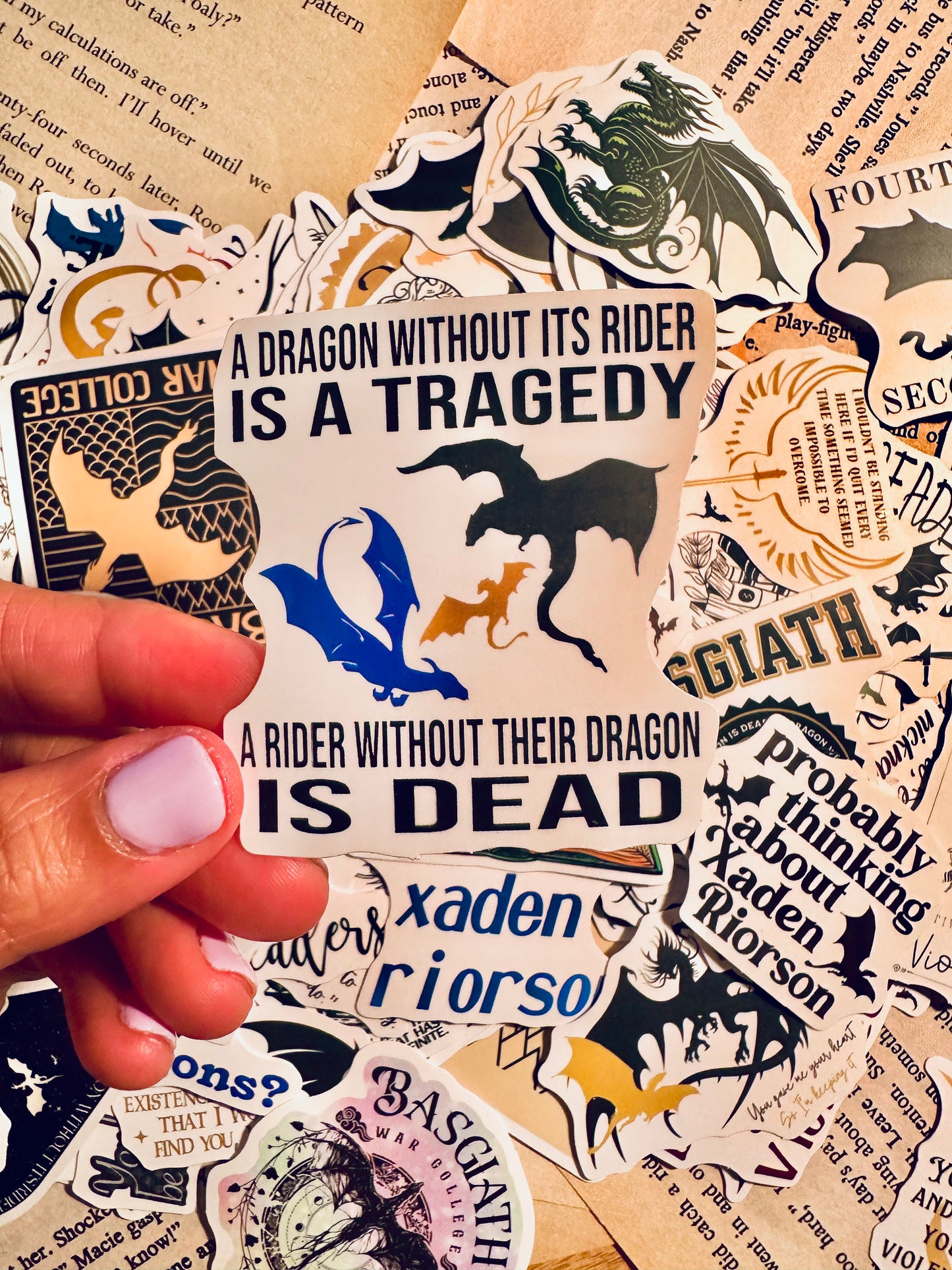 Dragon Inspired Waterproof Stickers