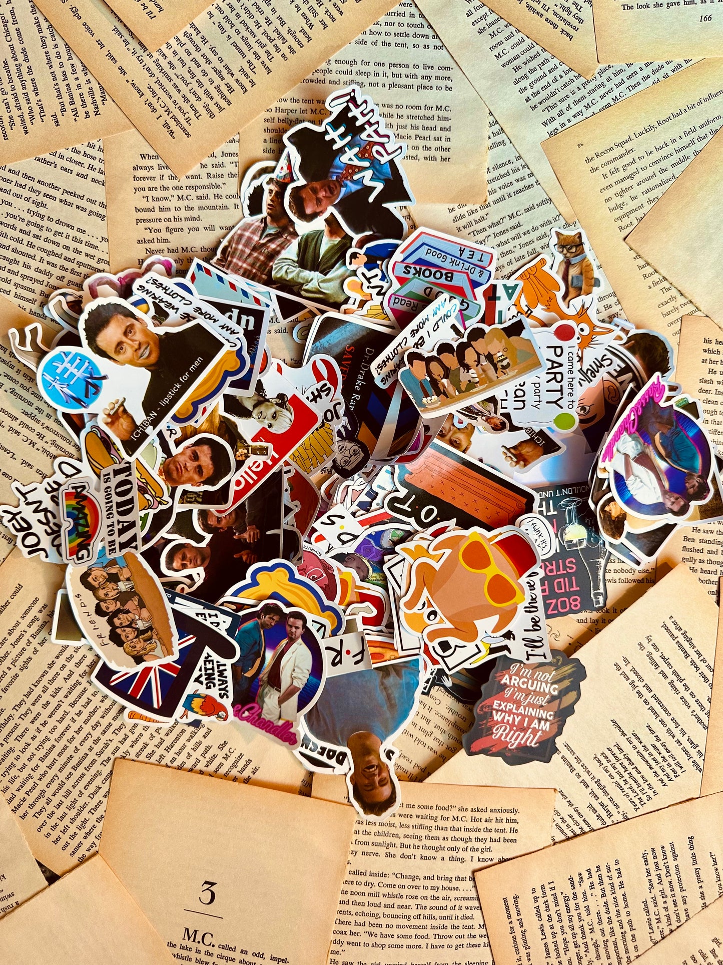 Friends-Giving Waterproof Stickers