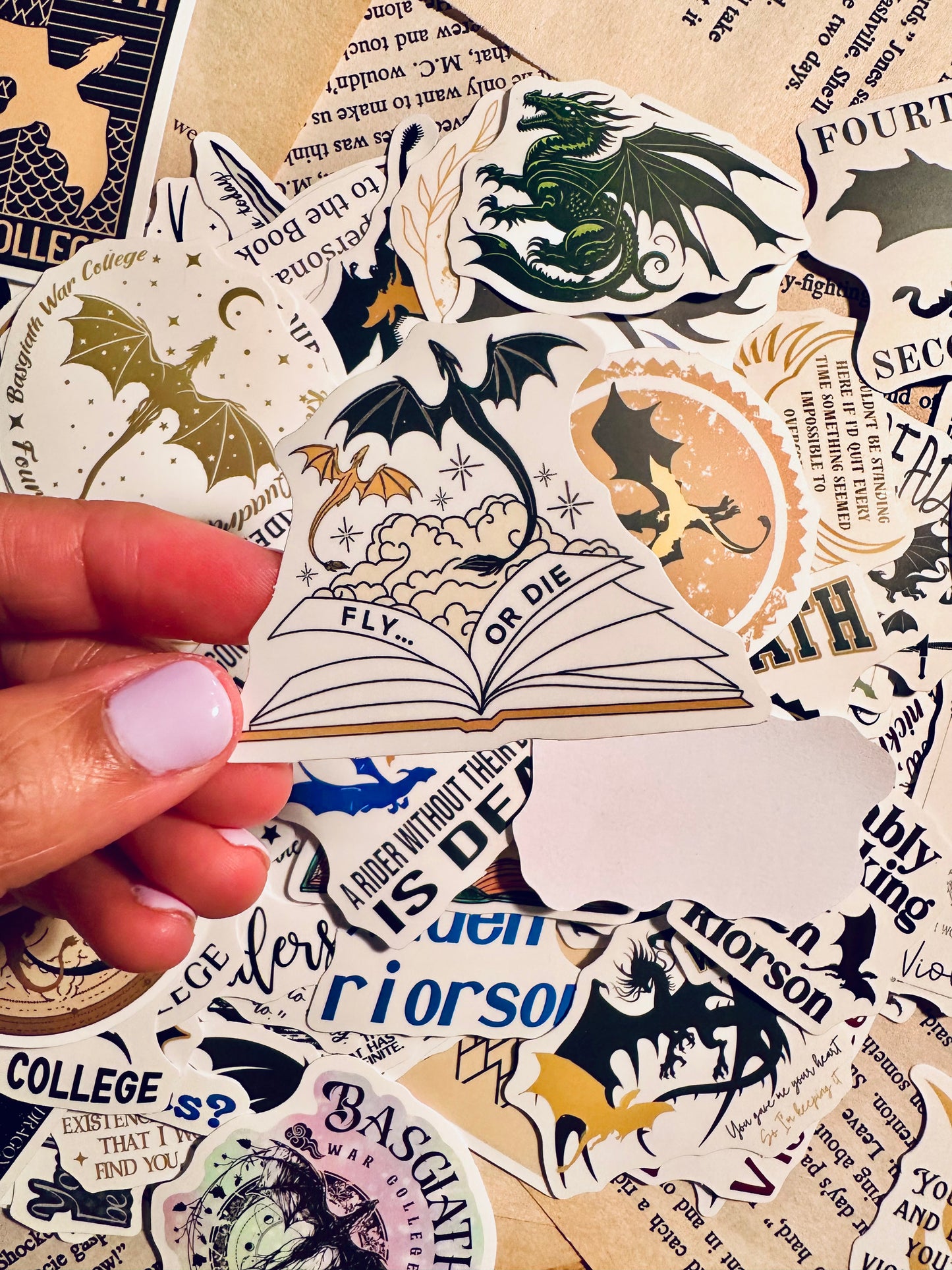 Dragon Inspired Waterproof Stickers