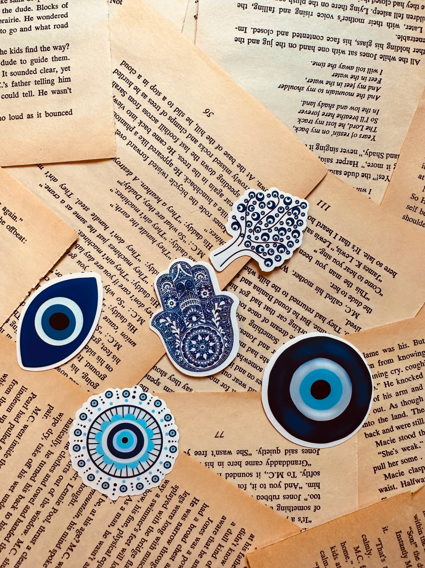 Spooky Waterproof Vinyl Stickers