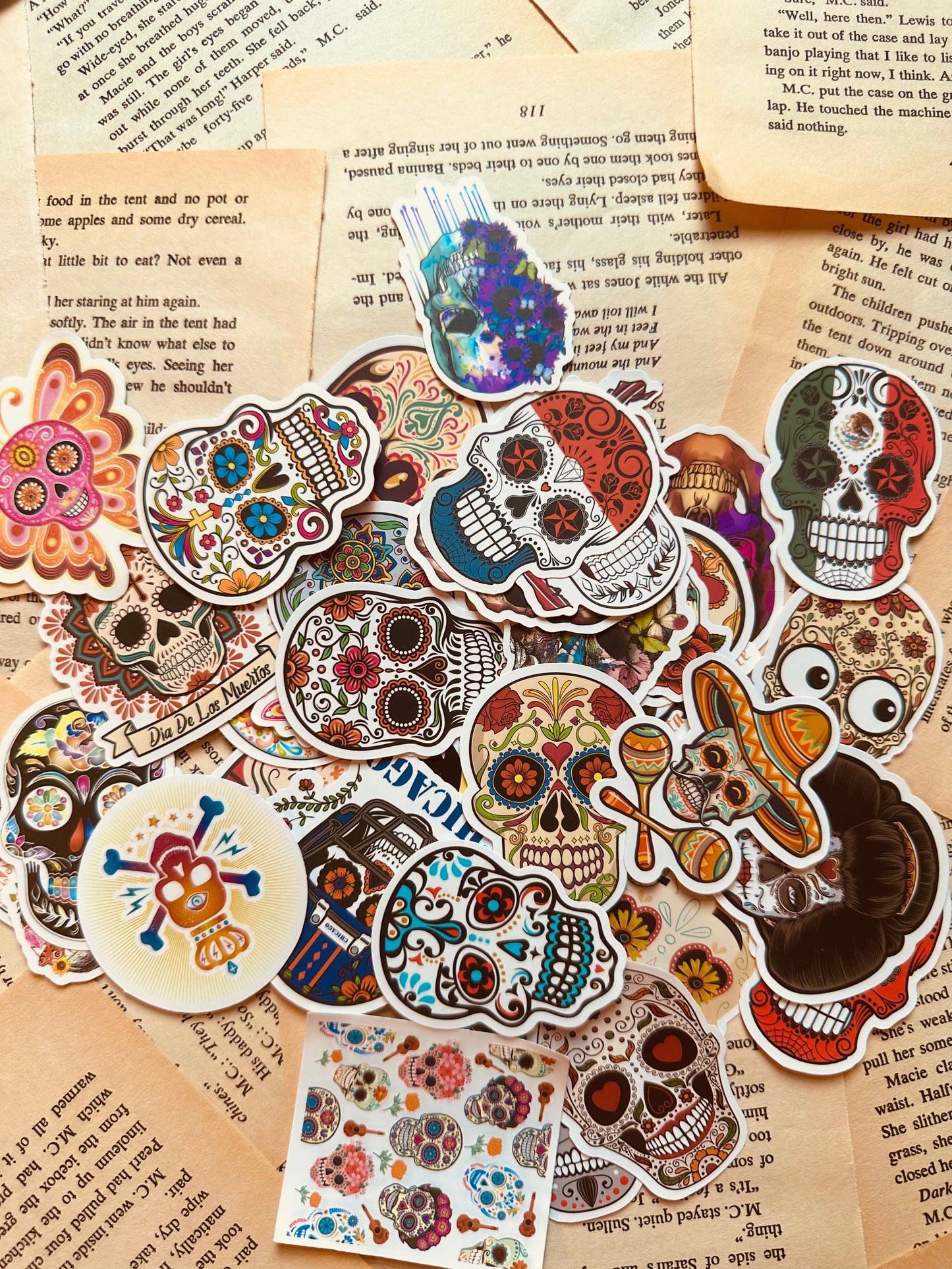 Spooky Waterproof Vinyl Stickers