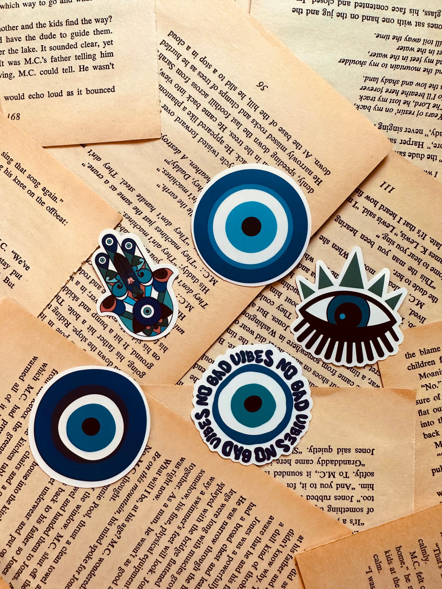 Spooky Waterproof Vinyl Stickers