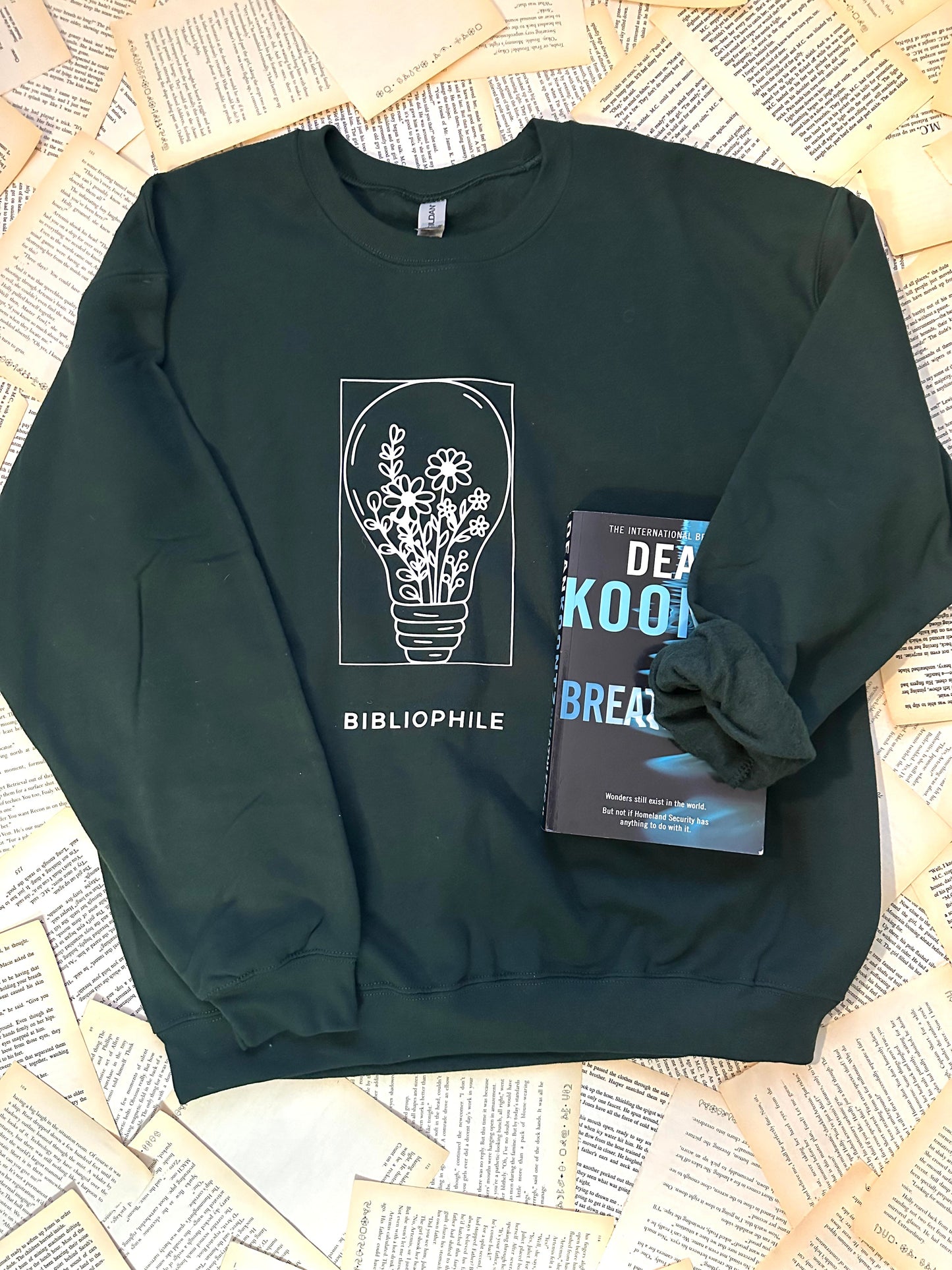 Lightbulb Bibliophile - Bookish Crewneck Sweatshirt