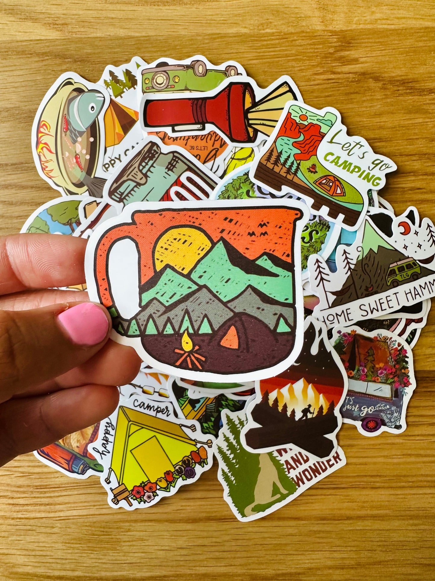 Hiking Waterproof Stickers