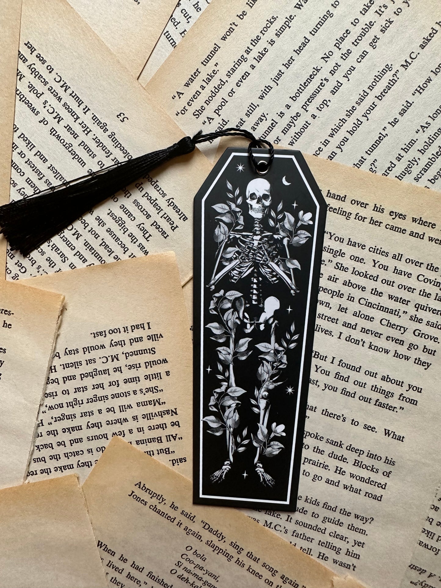 Skeleton Bookish Bookmark