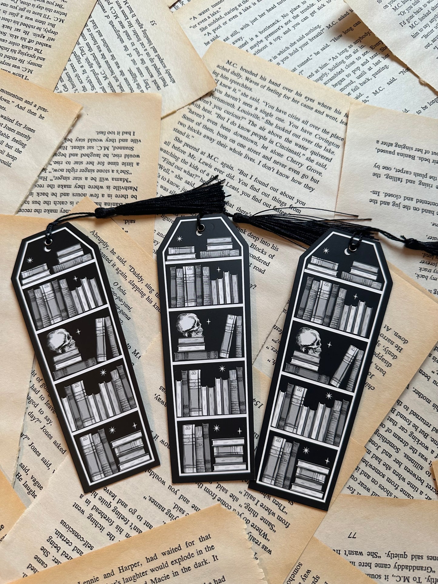 Skeleton Bookish Bookmark