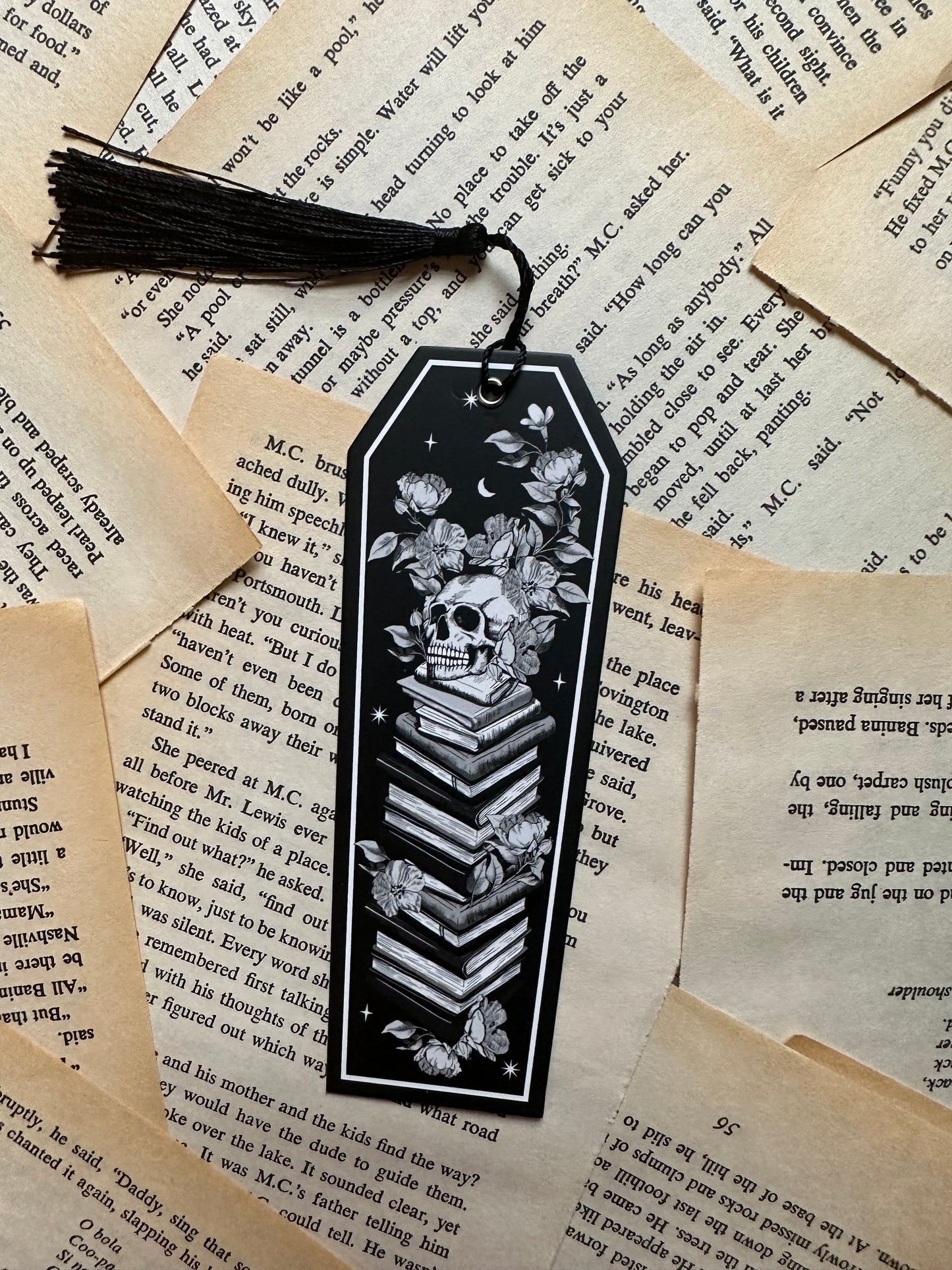 Skeleton Bookish Bookmark