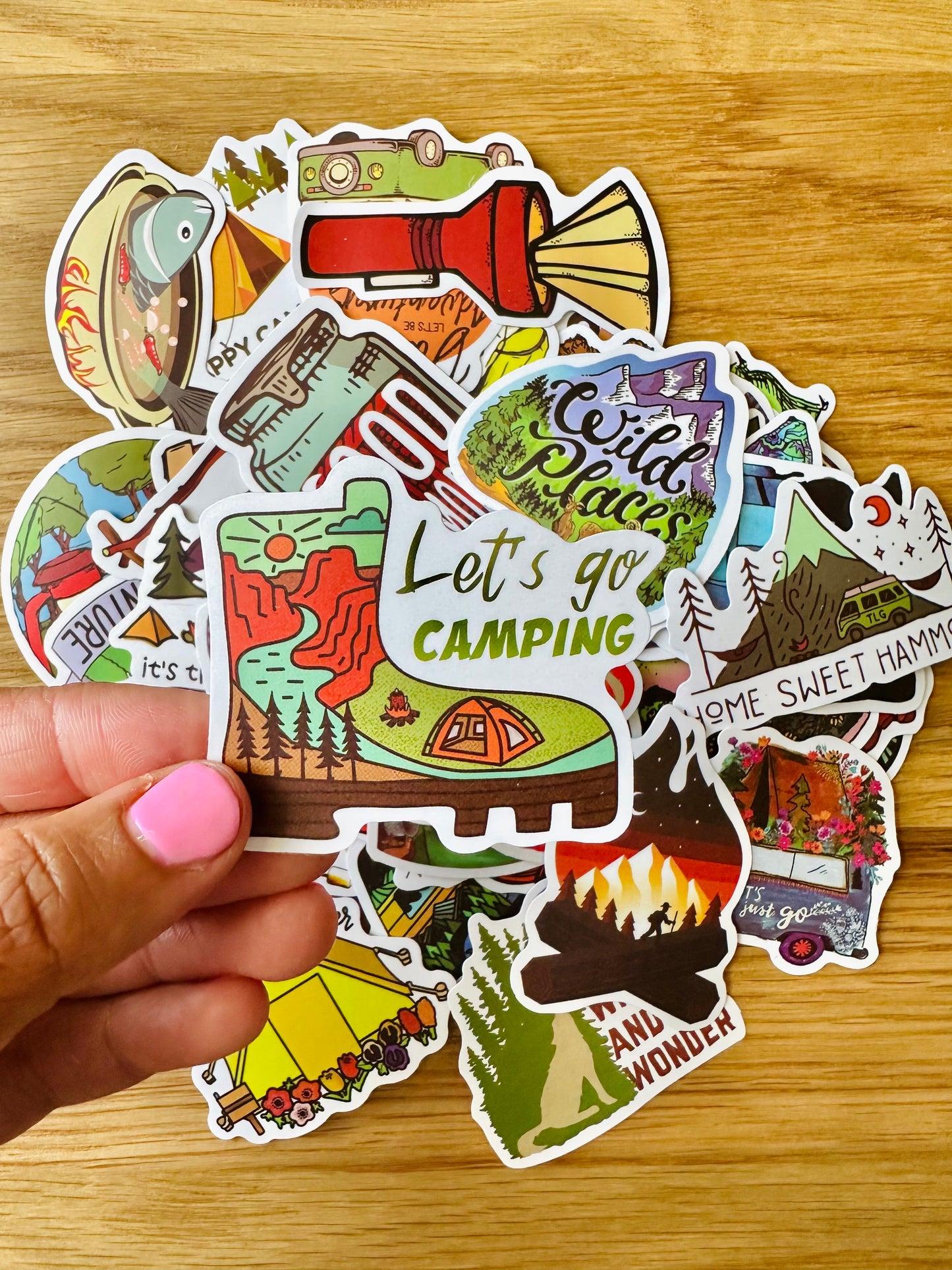 Hiking Waterproof Stickers